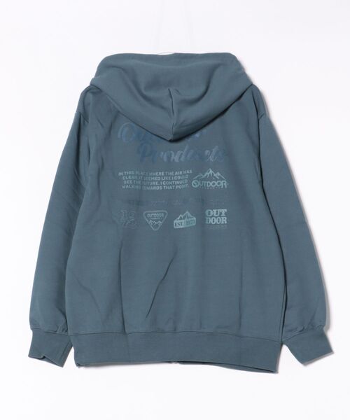 FOUND GOOD（ファウンドグッド）の「【OUTDOOR　PRODUCTS】　ジップパーカー/31098032（パーカー・メンズ・ブルー系5/グレー系5/ホワイト系5・XL/M/L）」の9枚目の写真