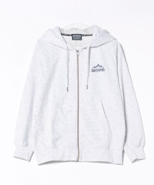 FOUND GOOD（ファウンドグッド）の「【OUTDOOR　PRODUCTS】　ジップパーカー/31098032（パーカー・メンズ・ブルー系5/グレー系5/ホワイト系5・XL/M/L）」の4枚目の写真