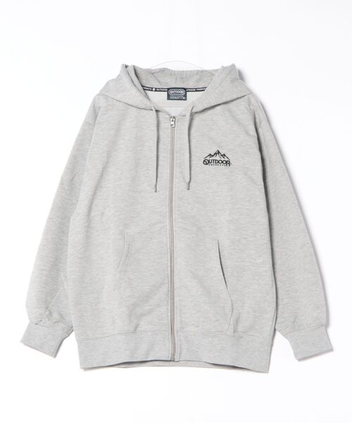 FOUND GOOD（ファウンドグッド）の「【OUTDOOR　PRODUCTS】　ジップパーカー/31098032（パーカー・メンズ・ブルー系5/グレー系5/ホワイト系5・XL/M/L）」の5枚目の写真