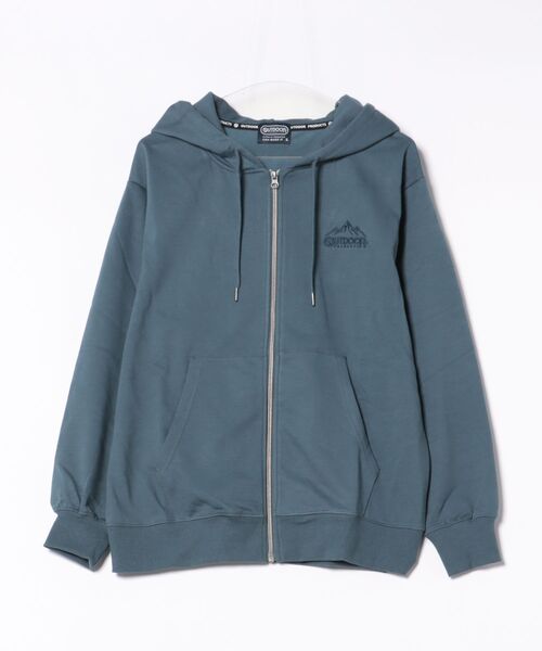 FOUND GOOD（ファウンドグッド）の「【OUTDOOR　PRODUCTS】　ジップパーカー/31098032（パーカー・メンズ・ブルー系5/グレー系5/ホワイト系5・XL/M/L）」の6枚目の写真