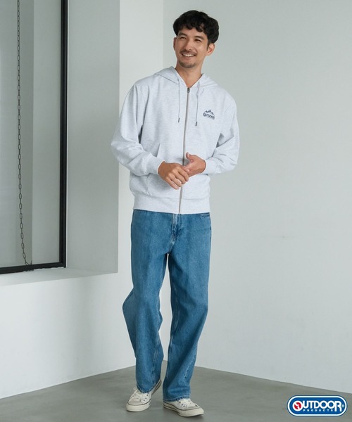 FOUND GOOD（ファウンドグッド）の「【OUTDOOR　PRODUCTS】　ジップパーカー/31098032（パーカー・メンズ・ブルー系5/グレー系5/ホワイト系5・XL/M/L）」の10枚目の写真