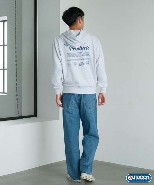FOUND GOOD（ファウンドグッド）の「【OUTDOOR　PRODUCTS】　ジップパーカー/31098032（パーカー・メンズ・ブルー系5/グレー系5/ホワイト系5・XL/M/L）」の11枚目の写真