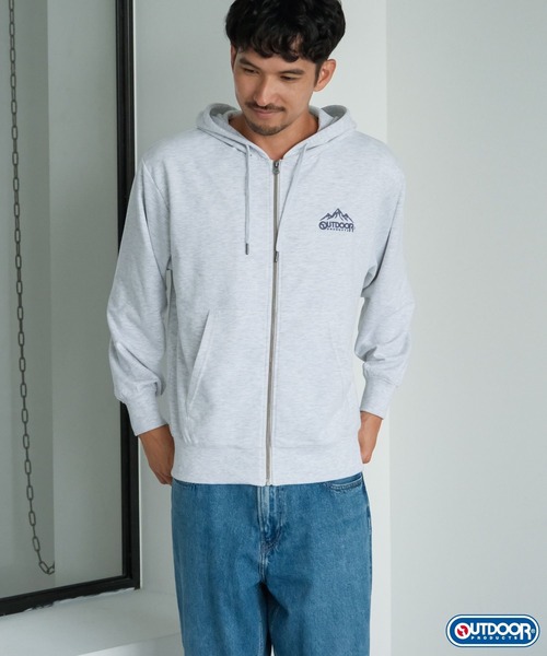 FOUND GOOD（ファウンドグッド）の「【OUTDOOR　PRODUCTS】　ジップパーカー/31098032（パーカー・メンズ・ブルー系5/グレー系5/ホワイト系5・XL/M/L）」の12枚目の写真