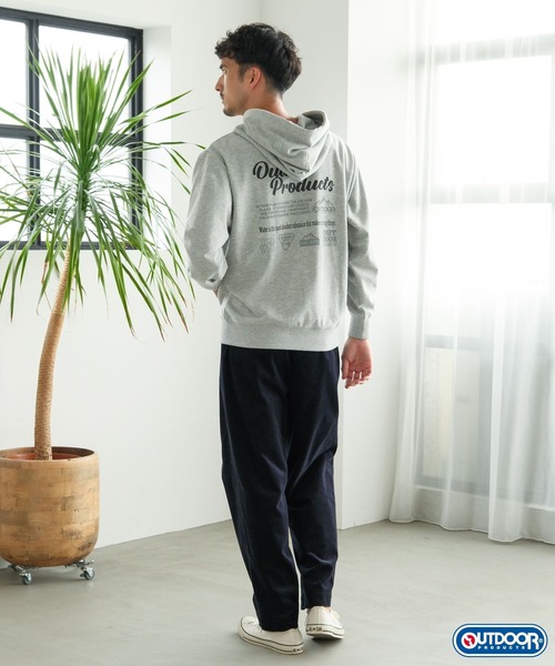 FOUND GOOD（ファウンドグッド）の「【OUTDOOR　PRODUCTS】　ジップパーカー/31098032（パーカー・メンズ・ブルー系5/グレー系5/ホワイト系5・XL/M/L）」の15枚目の写真