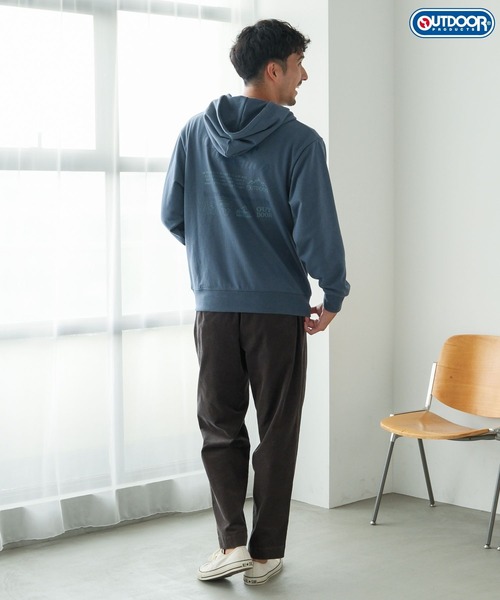 FOUND GOOD（ファウンドグッド）の「【OUTDOOR　PRODUCTS】　ジップパーカー/31098032（パーカー・メンズ・ブルー系5/グレー系5/ホワイト系5・XL/M/L）」の19枚目の写真