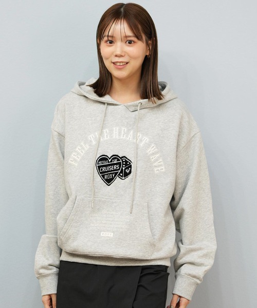 ROXY（ロキシー）の「ROXY/ロキシー パーカー フーディー RPO254608T（パーカー・レディース・グレー/ブラック/ホワイト・L/M）」の15枚目の写真