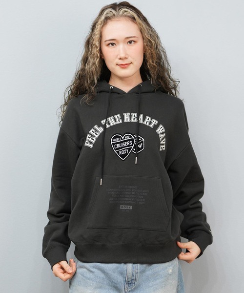 ROXY（ロキシー）の「ROXY/ロキシー パーカー フーディー RPO254608T（パーカー・レディース・グレー/ブラック/ホワイト・L/M）」の10枚目の写真