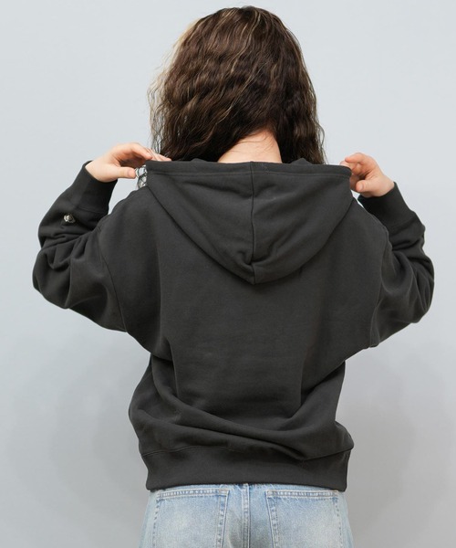 ROXY（ロキシー）の「ROXY/ロキシー パーカー フーディー RPO254608T（パーカー・レディース・グレー/ブラック/ホワイト・L/M）」の11枚目の写真