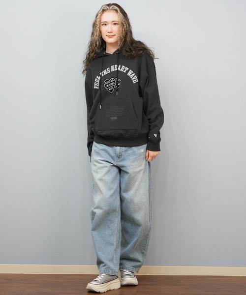 ROXY（ロキシー）の「ROXY/ロキシー パーカー フーディー RPO254608T（パーカー・レディース・グレー/ブラック/ホワイト・L/M）」の13枚目の写真