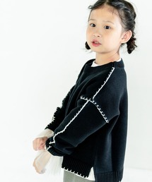 LOWRYS FARM | ハイショクステッチプルオーバー　595648(ニット/セーター)