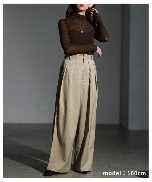 Sawa a la mode（サワアラモード）の「メッシュシアートップス（Tシャツ/カットソー・レディース・グレー/ブラック/ホワイト/ブラウン・FREE）」の10枚目の写真