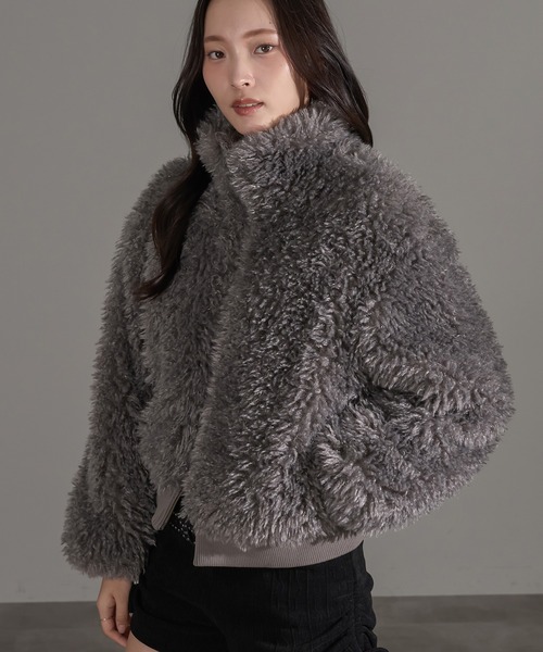 セール】フェイクファーブルゾン（ブルゾン）｜apres jour mignon