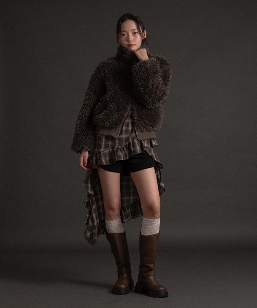 フェイクファーブルゾン（ブルゾン）｜apres jour mignon（アプレ