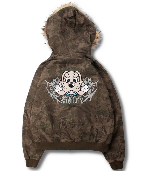 セール】GALFY（ガルフィー）森林パーカー/フードファーツイル