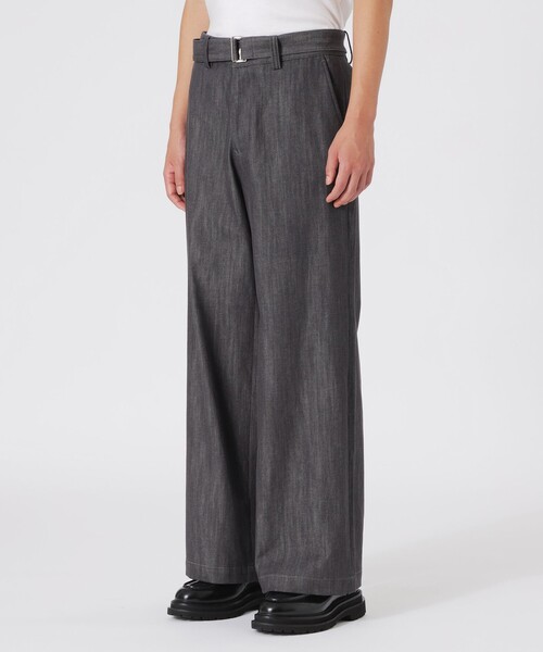 LOVELESS（ラブレス）の「ベルテッドバギーデニム（デニムパンツ・メンズ・ネイビー/ブラック・L/M/S）」の10枚目の写真