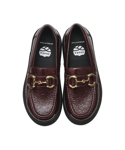 SHAKA(シャカ)の「SHAKA 厚底 ビット ローファー BIT LOAFER EVOL CHUNKY(ローファー・レディース・ブラック/ワイン系・23/24)」の10枚目の写真