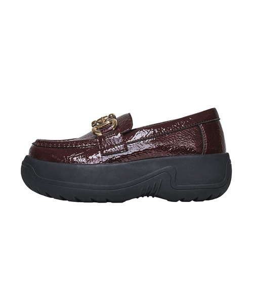 SHAKA(シャカ)の「SHAKA 厚底 ビット ローファー BIT LOAFER EVOL CHUNKY(ローファー・レディース・ブラック/ワイン系・23/24)」の11枚目の写真