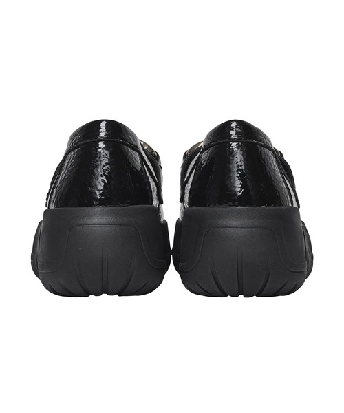 SHAKA(シャカ)の「SHAKA 厚底 ビット ローファー BIT LOAFER EVOL CHUNKY(ローファー・レディース・ブラック/ワイン系・23/24)」の9枚目の写真