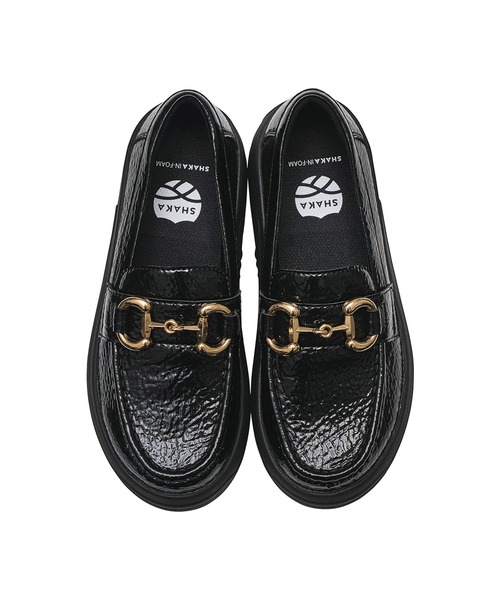 SHAKA(シャカ)の「SHAKA 厚底 ビット ローファー BIT LOAFER EVOL CHUNKY(ローファー・レディース・ブラック/ワイン系・23/24)」の7枚目の写真