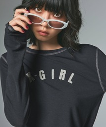 X-girl | LOGO PATCH L/S BABY TEE(Tシャツ/カットソー)