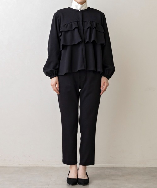 セール】【SONO/ソーノ】ｳｴﾊｰｽ ﾌﾘﾙｼｮｰﾄｼﾞｬｹﾌﾞﾗｳｽ（シャツ/ブラウス