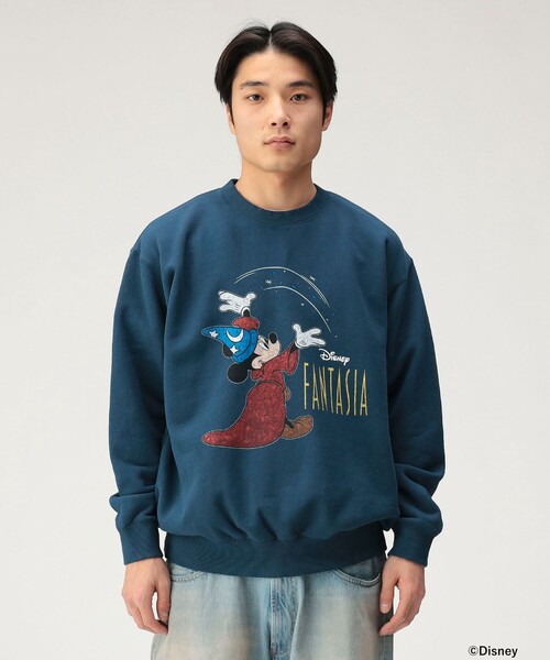 GOOD ROCK SPEED(グッドロックスピード)の「【別注】GOOD ROCK SPEED / FANTASIA / CREWNECK③(スウェット・メンズ・ネイビー・M/L/XL)」の1枚目の写真