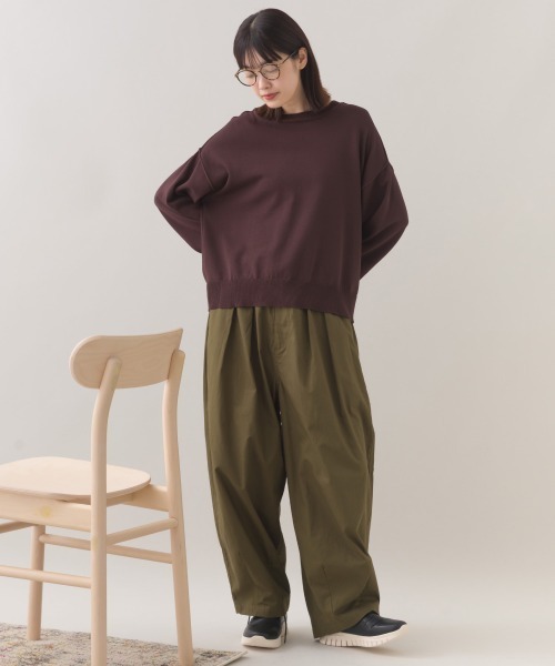 OMNES（オムネス）の「ワッシャーダンプ＆デニムサーカスパンツ（その他パンツ・レディース・ネイビー/ベージュ/カーキ/ブラック・MEDIUM/LARGE）」の18枚目の写真