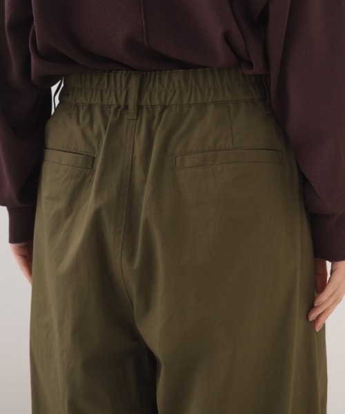 OMNES（オムネス）の「ワッシャーダンプ＆デニムサーカスパンツ（その他パンツ・レディース・ネイビー/ベージュ/カーキ/ブラック・MEDIUM/LARGE）」の8枚目の写真