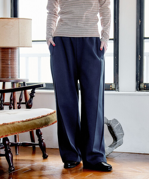 セール】＜新色追加＞ボンディングカーブワイド スウェットパンツ