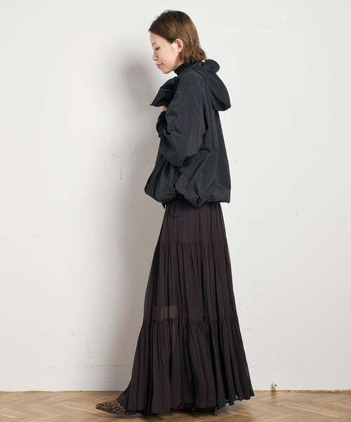 AP STUDIO(エーピーストゥディオ)の「メモリータフタブルゾン(その他アウター・レディース・ブラック・FREE)」の9枚目の写真