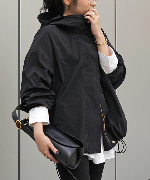 AP STUDIO(エーピーストゥディオ)の「メモリータフタブルゾン(その他アウター・レディース・ブラック・FREE)」の11枚目の写真