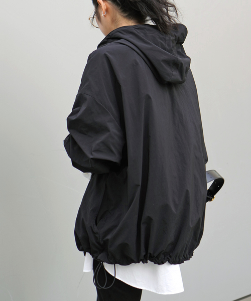 AP STUDIO(エーピーストゥディオ)の「メモリータフタブルゾン(その他アウター・レディース・ブラック・FREE)」の14枚目の写真