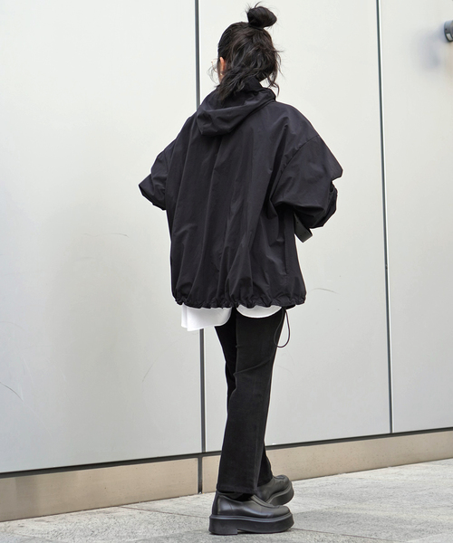 AP STUDIO(エーピーストゥディオ)の「メモリータフタブルゾン(その他アウター・レディース・ブラック・FREE)」の16枚目の写真