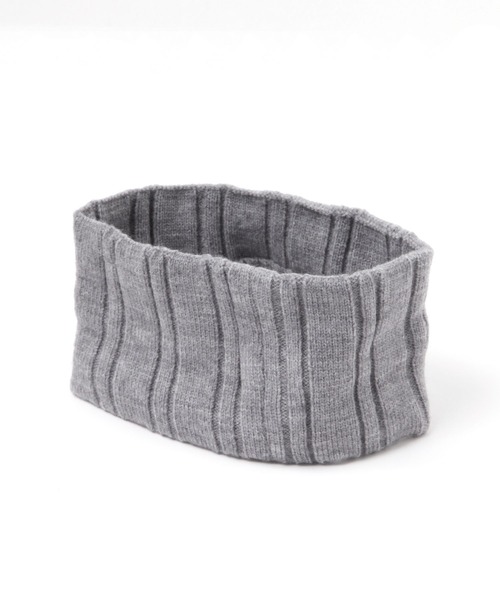 LEPSIM（レプシィム）の「ニットヘアバンド　593755（ヘアバンド・レディース・ブラック/グレー・ONE SIZE）」の4枚目の写真