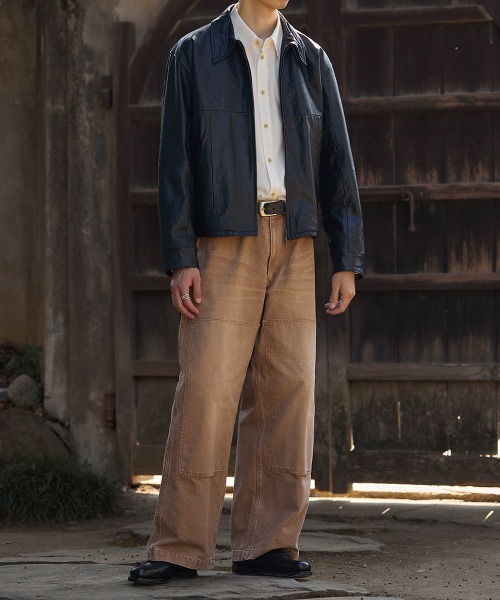 BALLAST ARK（バラストアーク）の「BALLAST ARK / バラストアーク：Upcycled Cow Leather Jacket：BA12-JK01[AST]（その他アウター・メンズ・ブラック・M/L）」の19枚目の写真