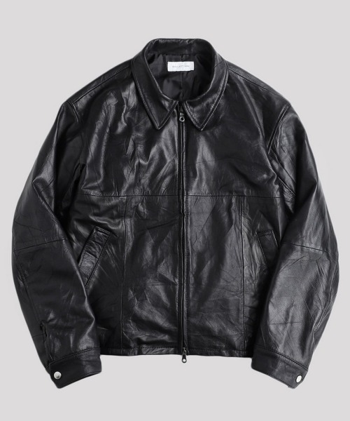 BALLAST ARK（バラストアーク）の「BALLAST ARK / バラストアーク：Upcycled Cow Leather Jacket：BA12-JK01[AST]（その他アウター・メンズ・ブラック・M/L）」の22枚目の写真