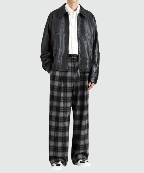 BALLAST ARK（バラストアーク）の「BALLAST ARK / バラストアーク：Upcycled Cow Leather Jacket：BA12-JK01[AST]（その他アウター・メンズ・ブラック・M/L）」の14枚目の写真