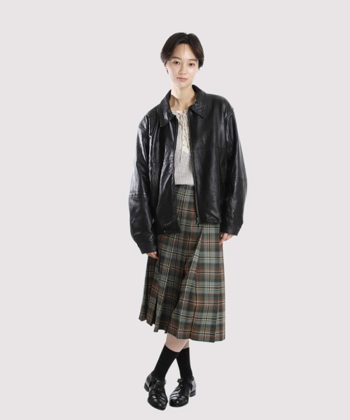 BALLAST ARK（バラストアーク）の「BALLAST ARK / バラストアーク：Upcycled Cow Leather Jacket：BA12-JK01[AST]（その他アウター・メンズ・ブラック・M/L）」の16枚目の写真