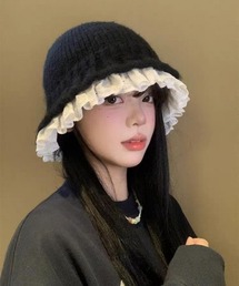 Ritzy（リッツィー）の「レースフリルニットフィッシャーマンハット（ハット）」