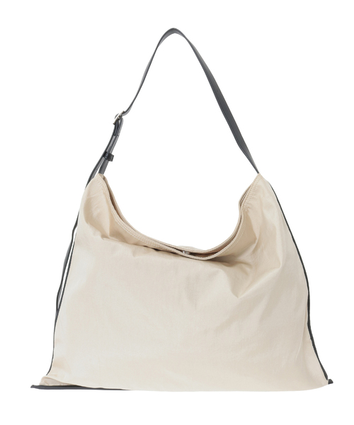 CONVERSE TOKYO(コンバーストウキョウ)の「PIPING FLAT TOTE BAG(トートバッグ・レディース・アイボリー/ブラウン/ブラック・FREE)」の5枚目の写真