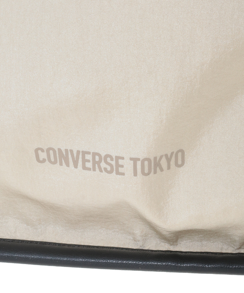 CONVERSE TOKYO(コンバーストウキョウ)の「PIPING FLAT TOTE BAG(トートバッグ・レディース・アイボリー/ブラウン/ブラック・FREE)」の8枚目の写真