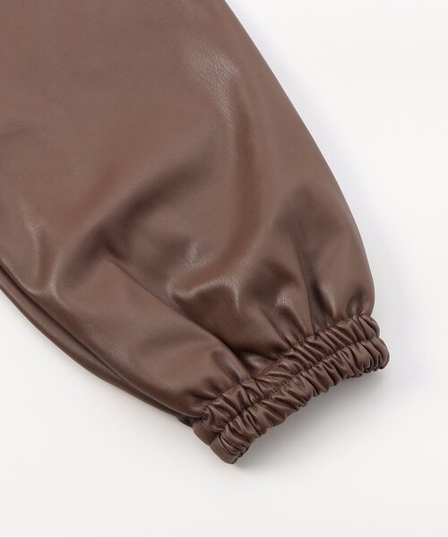 algy（アルジー）の「フェイクレザージャケット（テーラードジャケット・キッズ・ブラウン/ブラック・XX-SMALL/X-SMALL/MEDIUM/SMALL）」の15枚目の写真