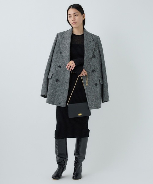 Chaos（カオス）の「Chaos(カオス)/ ◆坪田あさみさんInstaLIVE紹介◆　フロットニットスカート（スカート・レディース・ブラック/ホワイト/ライトグレー・FREE）」の19枚目の写真