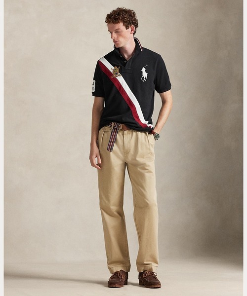 POLO RALPH LAUREN（ポロ ラルフ ローレン）の「クラシック フィット 20th アニバーサリー クレスト ポロシャツ（ポロシャツ・メンズ・ブラック系1・L/M/S/XL/XS）」の4枚目の写真