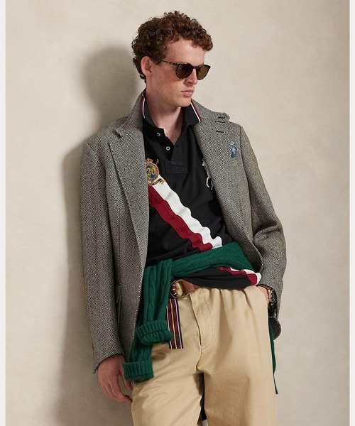 POLO RALPH LAUREN（ポロ ラルフ ローレン）の「クラシック フィット 20th アニバーサリー クレスト ポロシャツ（ポロシャツ・メンズ・ブラック系1・L/M/S/XL/XS）」の7枚目の写真