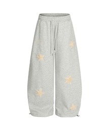 HOOK（フック）の「スターアップリケ コクーン ワイド スウェットパンツ（スウェットパンツ）」