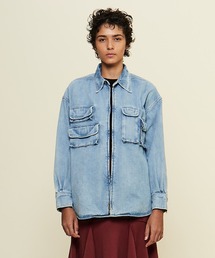 CURRENTAGE | 【CURRENTAGE/カレンテージ】Fishing denim shirt(シャツ/ブラウス)