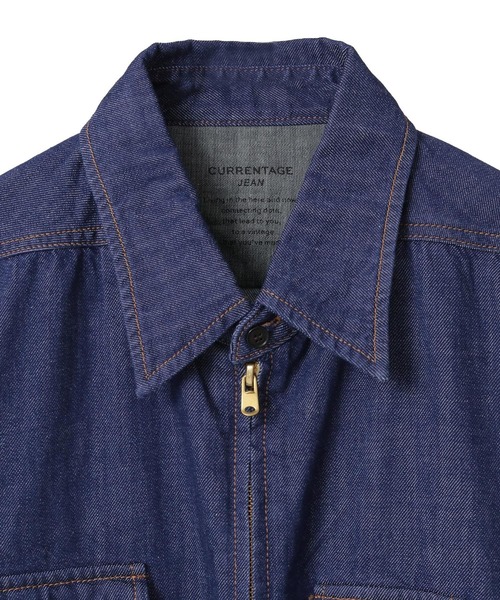 CURRENTAGE(カレンテージ)の「【CURRENTAGE/カレンテージ】Fishing denim shirt(シャツ/ブラウス・レディース・インディゴブルー/サックスブルー・FREE)」の5枚目の写真