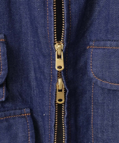 CURRENTAGE(カレンテージ)の「【CURRENTAGE/カレンテージ】Fishing denim shirt(シャツ/ブラウス・レディース・インディゴブルー/サックスブルー・FREE)」の12枚目の写真