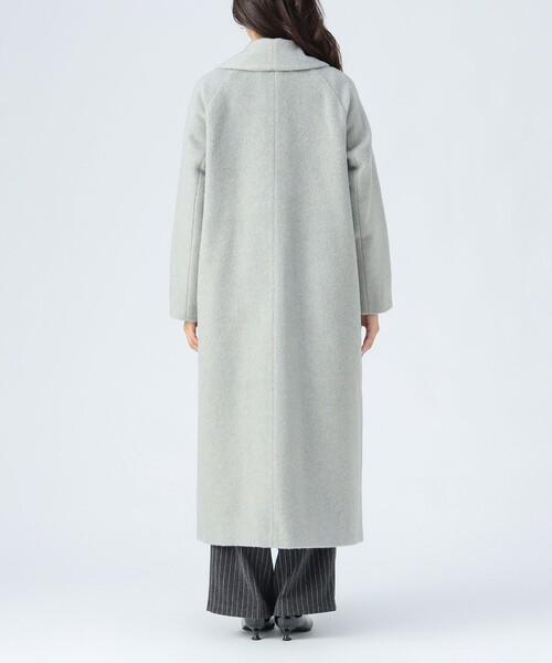 BEAMS HEART（ビームスハート）の「ショールカラー コート（トレンチコート・レディース・グレー/チャコールグレー・FREE）」の14枚目の写真